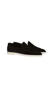 Suede Black Yacht Loafers