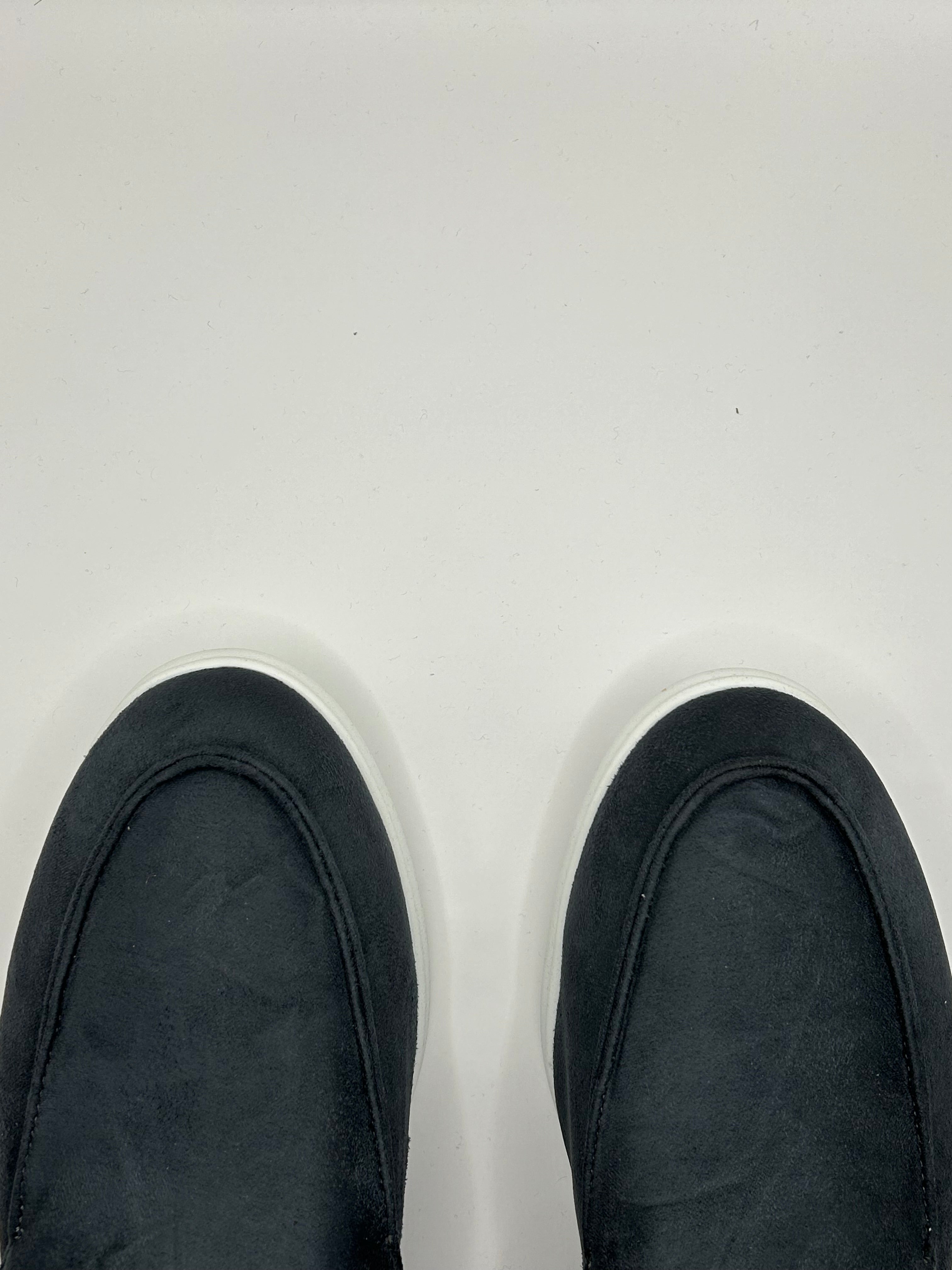 Suede Yacht Loafers (Dark Grey)