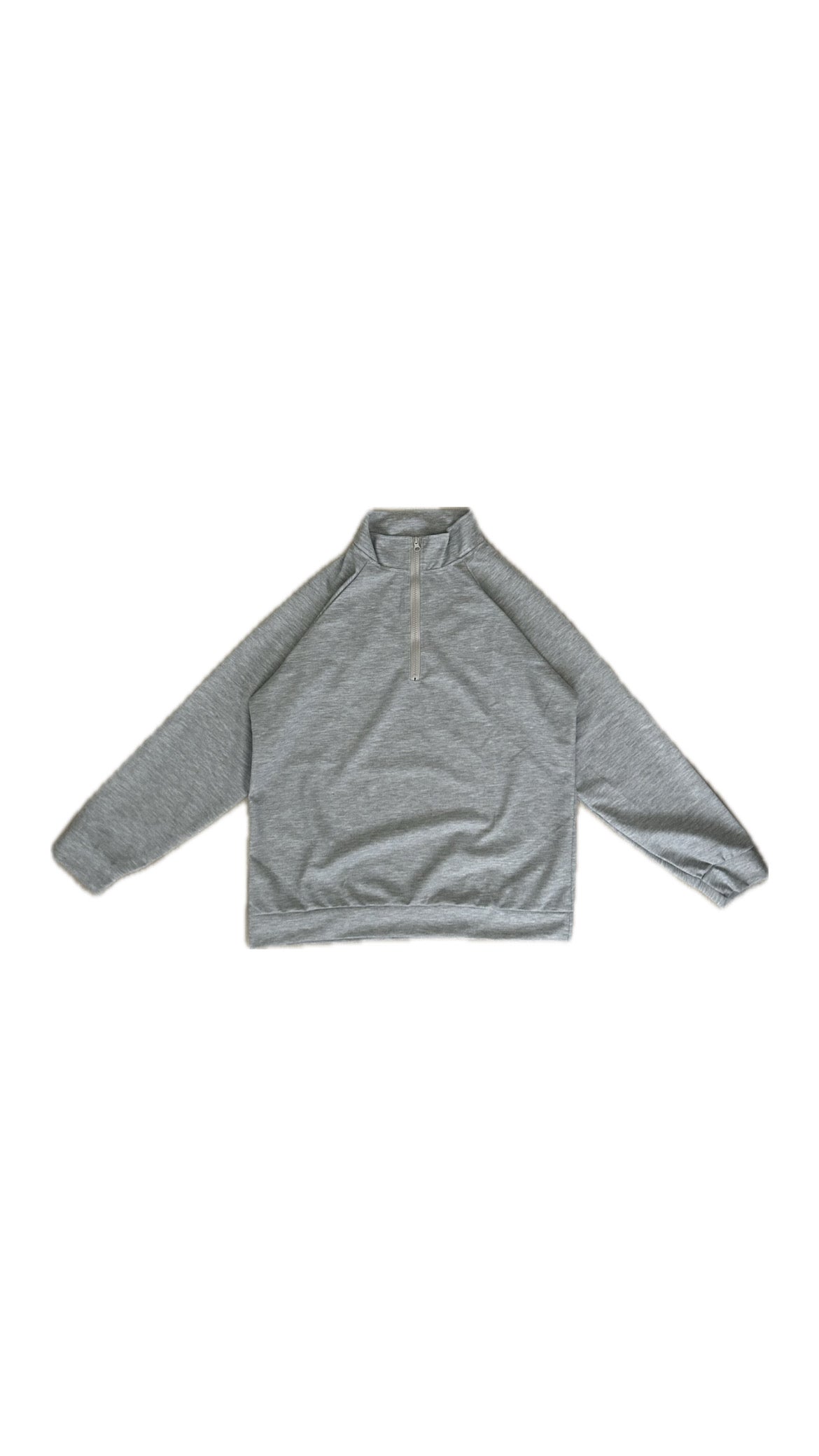 Viertel Zip Multifunktion (grau)