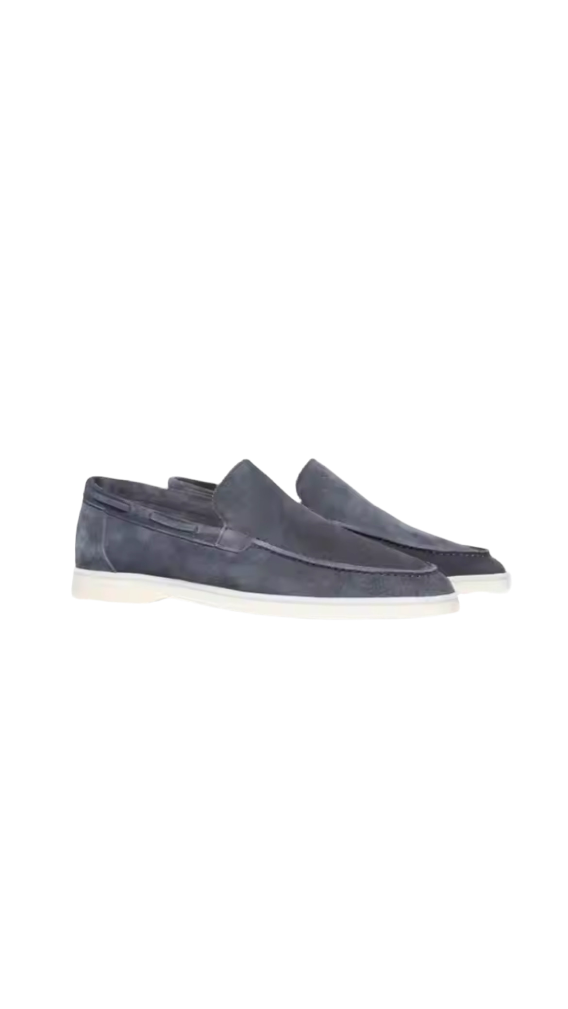 Suede Yacht Loafers (Dark Grey)