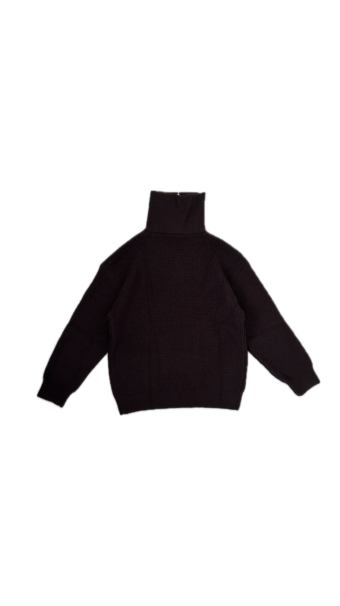 Quarter Zip Sweater (Brown)