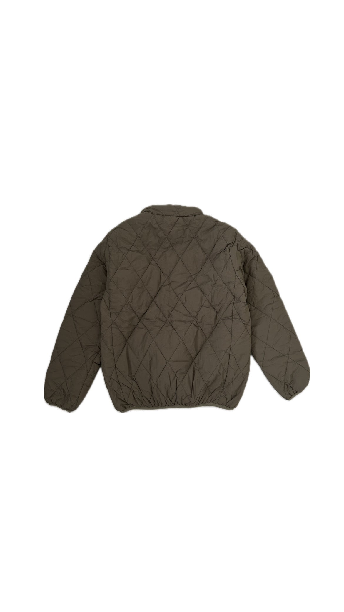 Diamond Puffer Jacket (Olive Green)