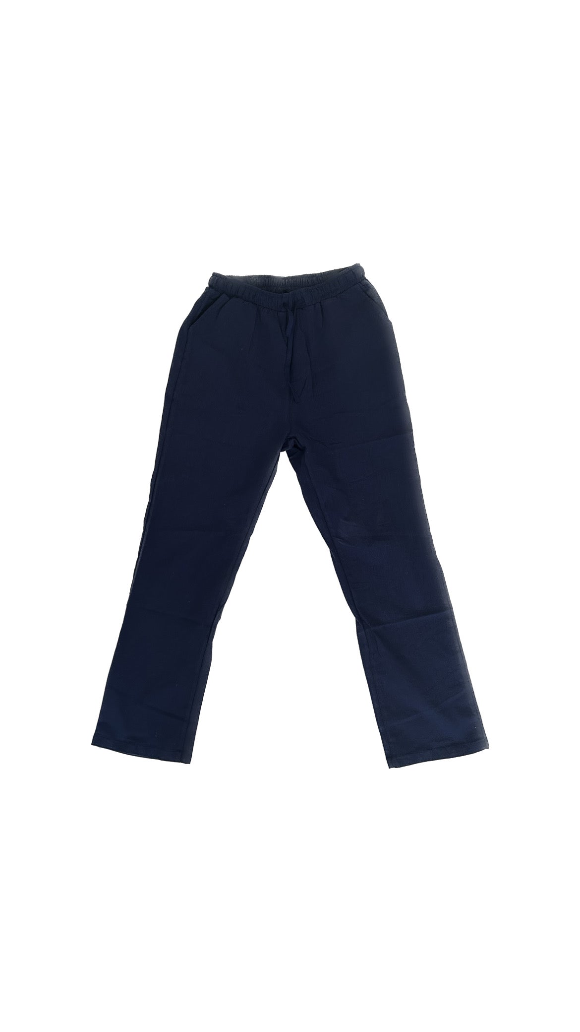 Pantalon en lin (marine)