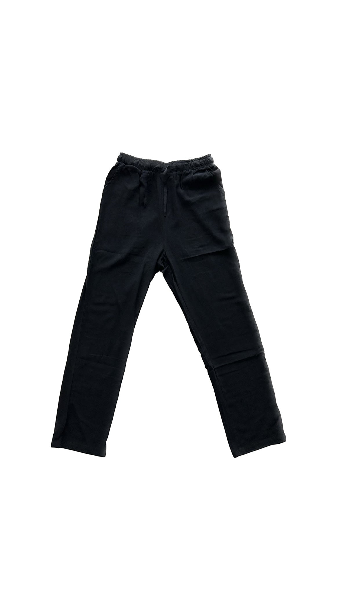 Pantalones de lino (negro)