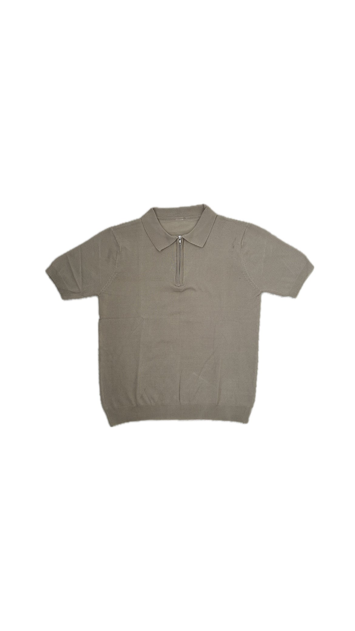 Luxury Polo Zipper (Khaki)