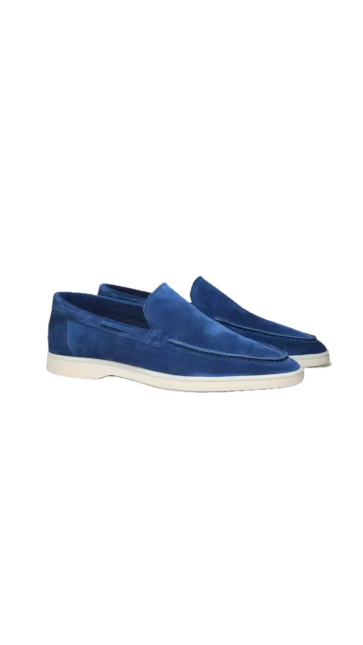 Suede Yacht Loafers (Royal Blue)