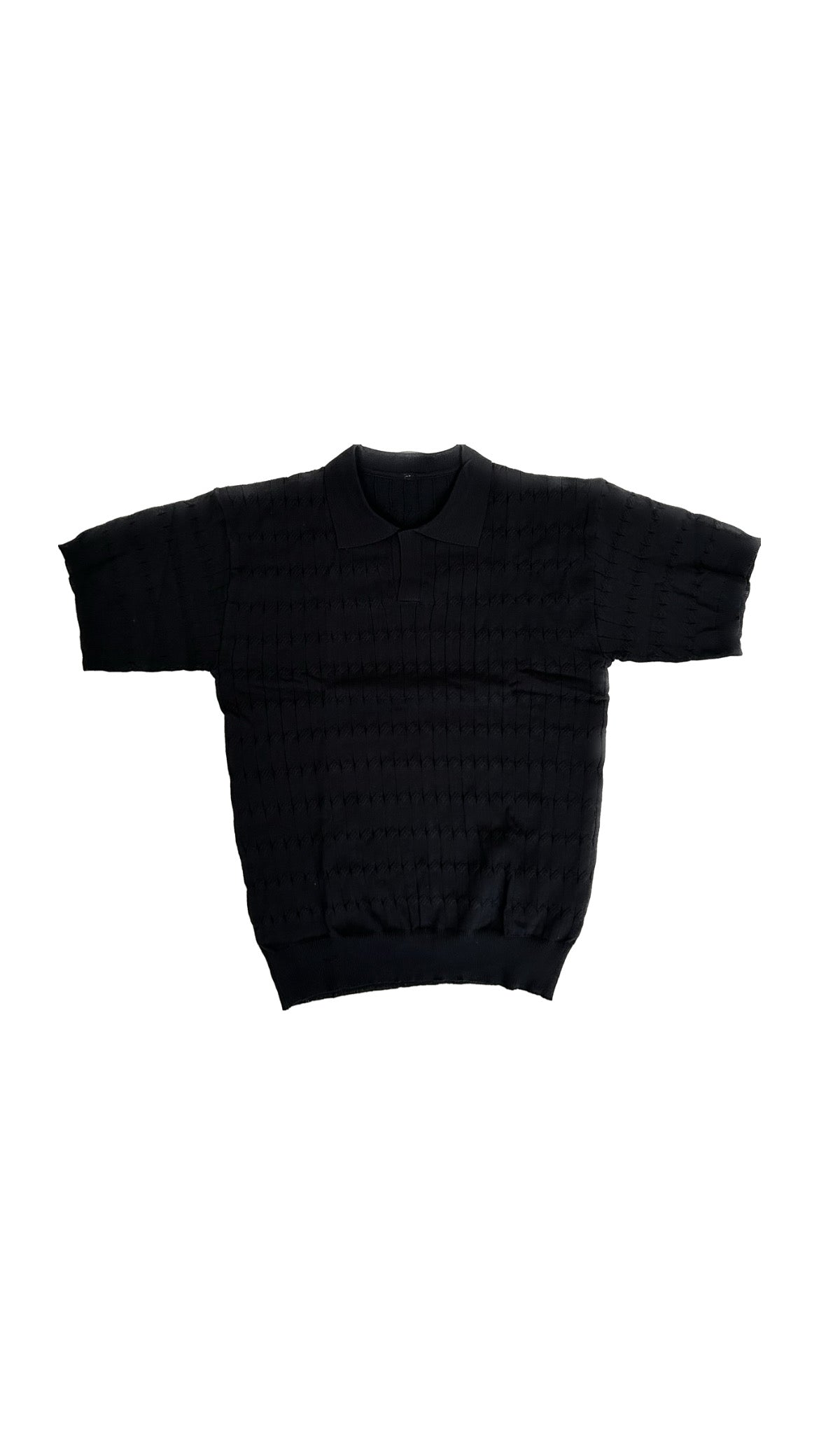 Polo estampado (negro)