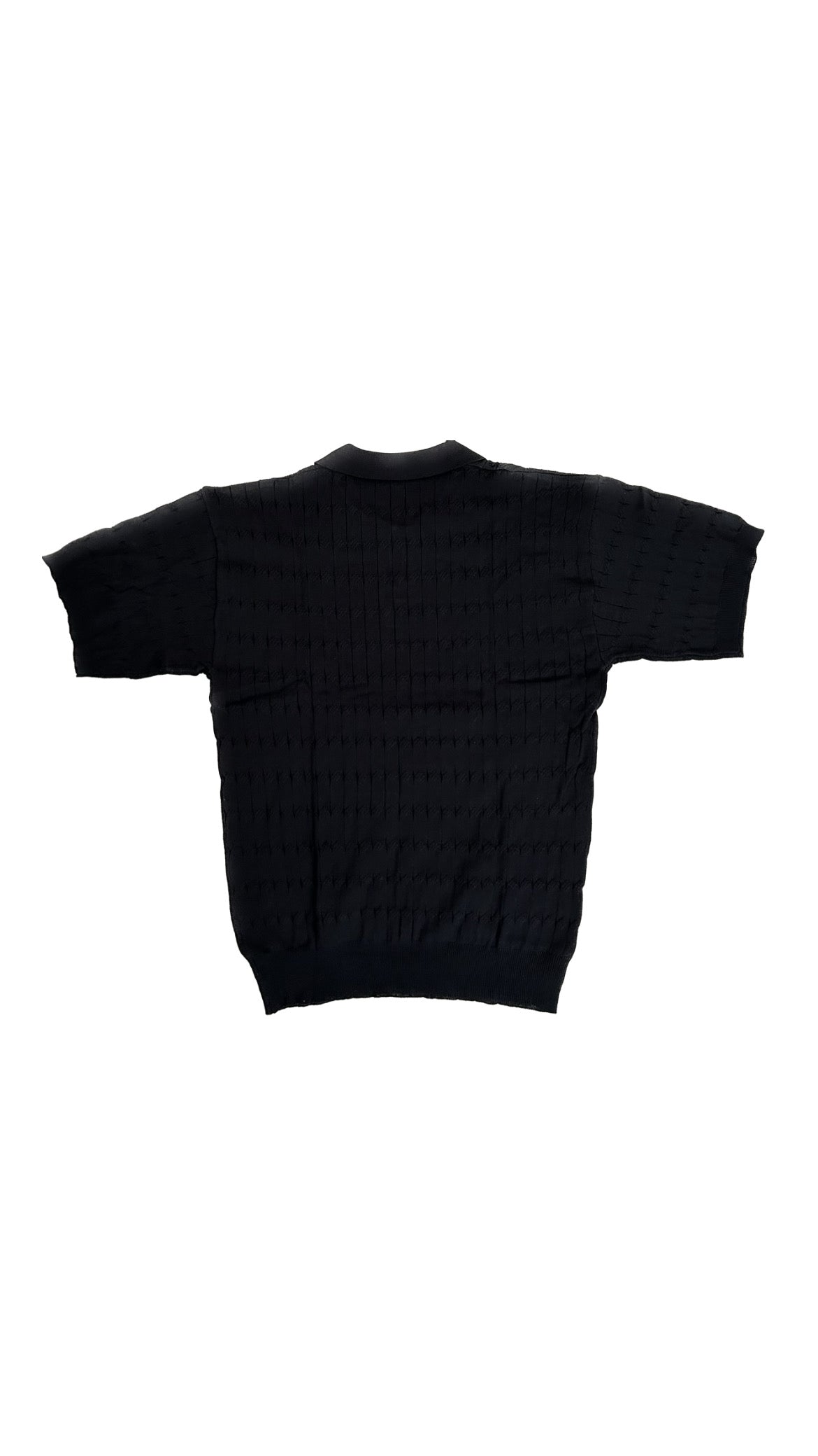 Polo estampado (negro)